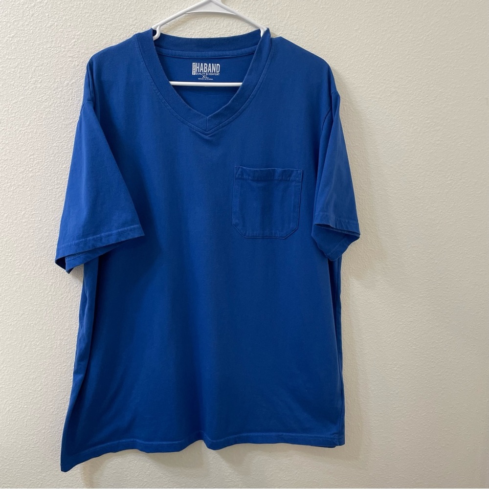 Haband pocket t shirt blue xl